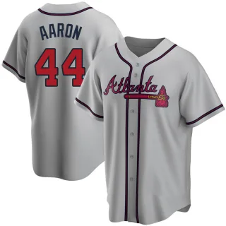 Hank Aaron Youth Atlanta Braves Alternate Jersey - Cream Replica