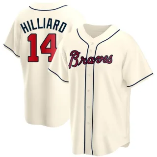 Sam Hilliard Atlanta Braves Youth Navy Roster Name & Number T-Shirt 